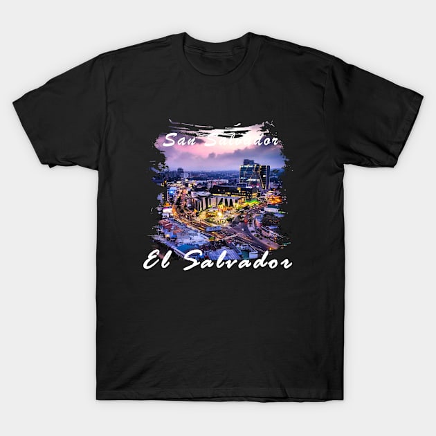 El Salvador, Playa, Mizata, Surf City, El Sunzal, 503, La Paz, Nayik, Bukele, La Libertad, Salvadorian, Sivar, Punta Roca, SV, Laguna, Corazon, El Salvador shirt T-Shirt by Osmin-Laura